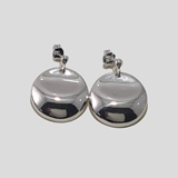 Ασημένια σκουλαρίκια στρογγυλά